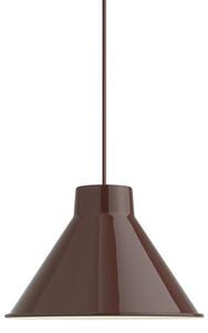 Muuto - Top Pendant - Hängande lampa - Medium - Deep Red - Ø28 x H19 cm