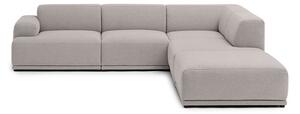 Muuto - Connect Soft Modular Sofa - Corner - Soffa för 3 personer - Configuration 2 - Clay 12 - H: 69 x W: 282,5 x D: 298,5 x SH: 40 cm