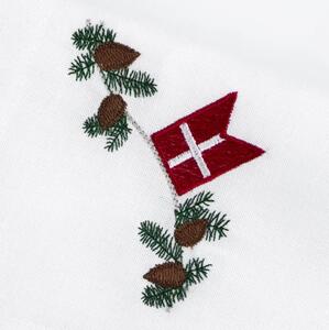 Langkilde & Søn - Christmas napkin - Servetter av tyg - Dannebrog - ca. 50 x 50 cm