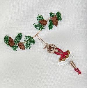 Langkilde & Søn - Christmas napkin - Servetter av tyg - Ballerina - ca. 50 x 50 cm