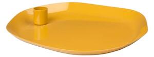 Broste CPH - Lysfad 'Mie' Jern - Ljusbricka - Harvest Gold - W25 x L25 x H3 cm