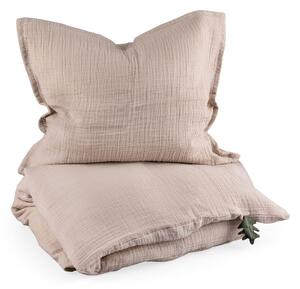 Sebra - Bed Linen Baby - Sängkläder för barn - Seabreeze Beige - L100 x W70 cm & L45 x W40 cm