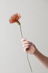 Studio About - Paper Flower, Chrysanthemum - Paper Flowers - Dark Ochre - Ø10 x H42 cm