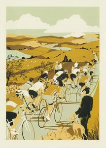 Southwood, Eliza - Konsttryck Tour de Yorkshire, (30 x 40 cm)