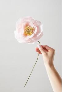 Studio About - Paper Flower, Ice Poppy - Paper Flowers - Rose - Ø13 x H44 cm