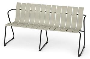Mater - Ocean Lounge Bench av Nanna Ditzel - Trädgårdsbänk - Sand - W: 157 cm x D: 58 cm x H: 81 cm x SH: 46 cm