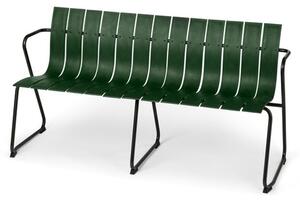 Mater - Ocean OC2 Bench - Trädgårdsbänk - Green - W157 x D58 x H81 x Sh46 cm