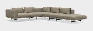 Vipp - Loft Sofa / Sofa With Open End - Soffa för 3 personer - Soprano 03 - H65 x L341 x B280 cm