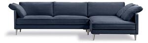Erik Jørgensen - EJ295 Chaise Sofa 2955 by Erik Jørgensen Studio - Soffa för 3 personer - Anta 888/Chrome - W270 x D168 x H70 x SH40 cm