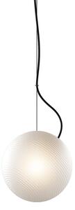 Nordic Tales - Bright Ripple - Hängande lampa - Black Cable - Ø: 20 cm