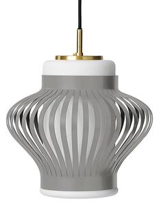 Warm Nordic - Opal Lamella - Hängande lampa - Sky Grey - L26 x D26 x H25 cm
