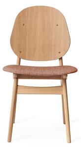 Warm Nordic - Noble Chair / White Oiled Oak - Matstol - Canvas 614 (Pale Rose) - L48 x W55 x H85 cm