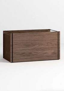 MOEBE - Storage box - Lådor - Smoked Oak / Black - H: 32 x L: 60 x B: 31 cm