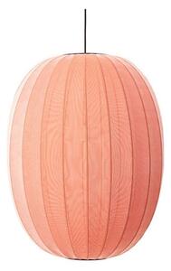Made by Hand - High oval Knit-wit - 65 pendant - Hängande lampa - Coral - Ø65 x H86 cm