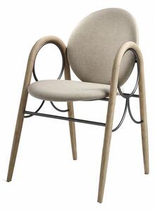 Brdr. Krüger - Arkade Chair - Matstol - White Oiled Oak / Hallingdal 200 (Kvadrat) - H83 x W55,4 x D59,5 cm