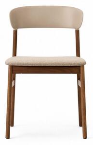 Normann Copenhagen - Herit chair / Upholstery - Matstol - Sand (Synergy) - L: 50 x D: 51 x H: 78,5 x SH: 45 cm