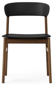 Normann Copenhagen - Herit chair - Matstol - Black / Smoked Oak - L: 50 x D: 51 x H: 78,5 x SH: 45 cm