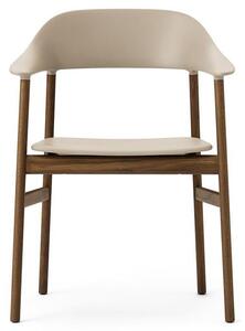 Normann Copenhagen - Herit armchair - Matstol - Sand / Smoked Oak - L: 60 x D: 51 x H: 81,5 x SH: 45 cm