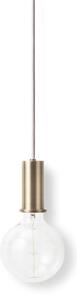 Ferm Living - Collect a Light - Socket Pendant - Hängande lampa - Brass - Low - H10,2