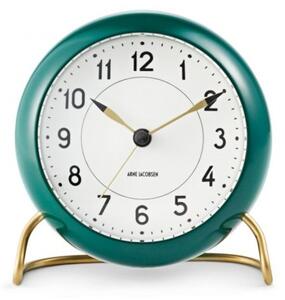 Arne Jacobsen - Station Vægur - Klockan - Table clock green/white - Ø11 cm