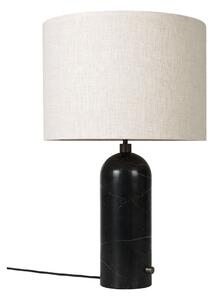 Gravity Bordslampa Large Svart Marmor/Canvas - GUBI