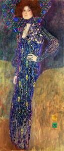 Gustav Klimt - Konsttryck Emilie Floege, 1902, (21.1 x 50 cm)