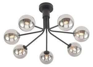 Wynina 7 Plafond Black/Smoke - Lucande