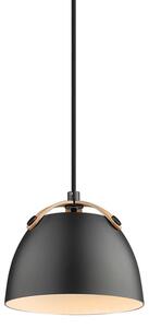 Oslo TaklampaØ16 Black/Oak - Halo Design