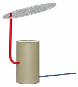 Disc Bordslampa Khaki/Red - Hübsch