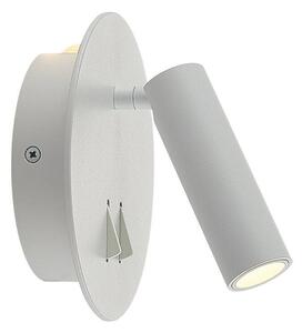 Magya LED 2 Round Vägglampa White - Lucande