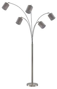 Abiram Golvlampa Nickel/Taupe - Lindby