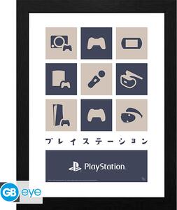 Inramad poster Playstation - Hardware