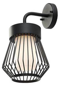 Vajana Utomhus Vägglampa Black/Opal White - Lindby