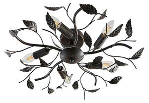 Yos 5 Plafond Black-Gold - Lindby