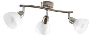 Paulina 3 LED PlafondWhite Alabaster/Satin Nickel - Lindby