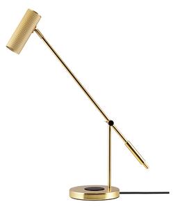 Hubble Read Bordslampa w/Wireless Charging Brushed Brass - Globen Lighting