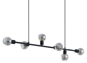 Biscala Taklampa Black/Smoke - Lindby