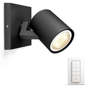 Runner Hue Spot m/Switch White Amb. Black - Philips Hue