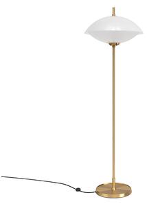 Musling Golvlampa Opal/Brass - Fritz Hansen