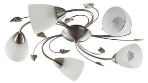 Yannie 5 Plafond Nickel/Opal - Lindby