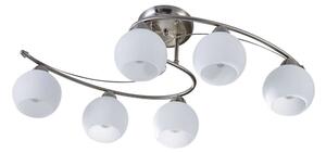 Svean 6 Plafond White/Nickel - Lindby