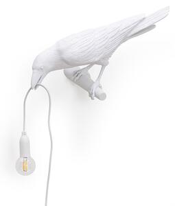 Bird Lamp Looking Left Vägglampa Vit - Seletti