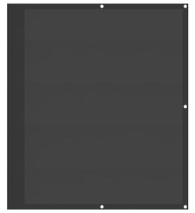 Balkongskärm svart 120x700 cm 100% polyester oxford