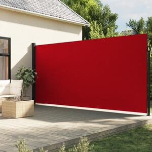 Infällbar sidomarkis 200x600 cm röd