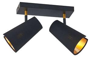 Zylindro 2 Plafond Black/Gold - Lindby