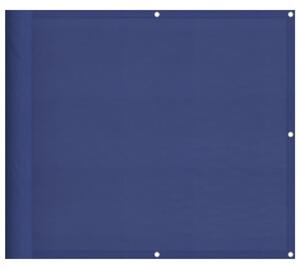 Balkongskärm blå 90x1000 cm 100% polyester oxford