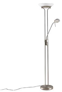 Yveta Golvlampa Nickel/White - Lindby