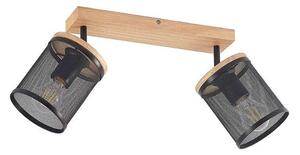 Kiriya 2 Plafond Black/Wood - Lindby