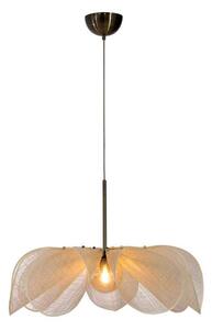 Styrka TaklampaØ75 Beige/Antique Brass/Amber - Markslöjd