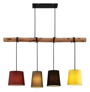 Moskau 4 Taklampa Red/Grey/Black/Yellow - Lindby